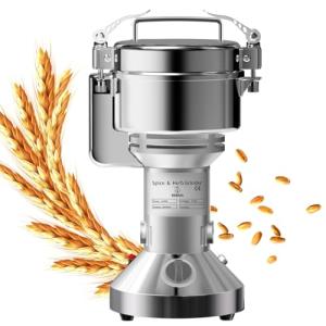 Stainless Steel Electric Grain Mill for Home Use