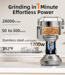 Stainless Steel Electric Grain Mill for Home Use