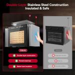 Stainless Steel Food Dehydrator with Adjustable Timer