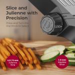 MuellerLiving Stainless Steel Mandoline Slicer