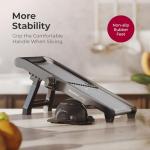 MuellerLiving Stainless Steel Mandoline Slicer