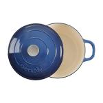 Sapphire Blue 7-Quart Enameled Cast Iron Dutch Oven