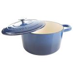 Sapphire Blue 7-Quart Enameled Cast Iron Dutch Oven