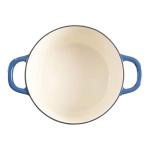 Sapphire Blue 7-Quart Enameled Cast Iron Dutch Oven