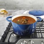 Sapphire Blue 7-Quart Enameled Cast Iron Dutch Oven