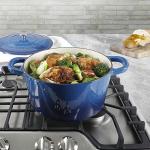 Sapphire Blue 7-Quart Enameled Cast Iron Dutch Oven