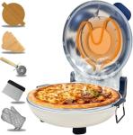 12-Inch Retro Indoor Pizza Oven with Timer