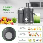 500W Centrifugal Juicer with 3 Speed & Wide Chute