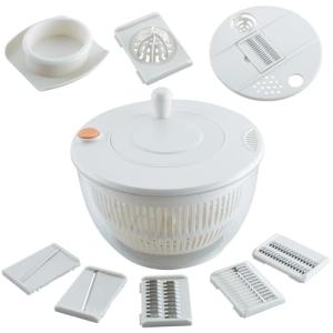 5.3QT Lettuce and Fruit Spinner with Slicer