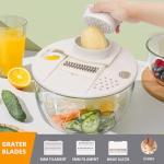 5.3QT Lettuce and Fruit Spinner with Slicer