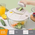 5.3QT Lettuce and Fruit Spinner with Slicer
