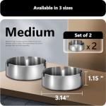 Stainless Steel Outdoor Ashtrays for Smokers - 2 Pack