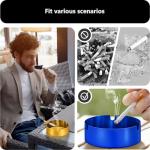 Stainless Steel Outdoor Ashtrays for Smokers - 2 Pack