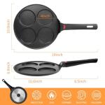 Nonstick Pancake Pan for All Stovetops, 10.5 Inch