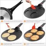 Nonstick Pancake Pan for All Stovetops, 10.5 Inch