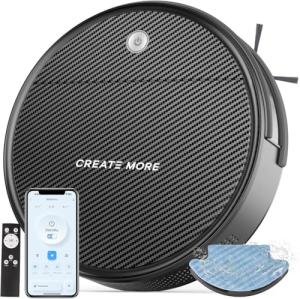 Smart Robot Vacuum and Mop with Strong Suction