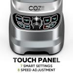 COZII 2000-Watt Countertop Blender for Smoothies