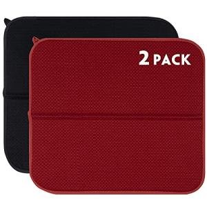 FRESHMINT Large 2-Pack Dish Drying Mats