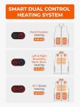 ORORO Men's Heated Vest with 7 Heat Zones