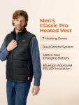 ORORO Men's Heated Vest with 7 Heat Zones