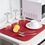 FRESHMINT Large 2-Pack Dish Drying Mats