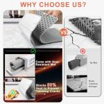 FYY Portable Food Warming Mat with Timer and Heat Settings