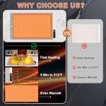 FYY Portable Food Warming Mat with Timer and Heat Settings