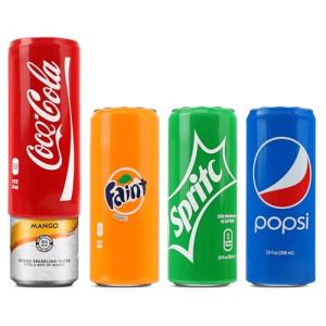 Colorful Silicone Can Covers for Skinny Cans (4-Pack)