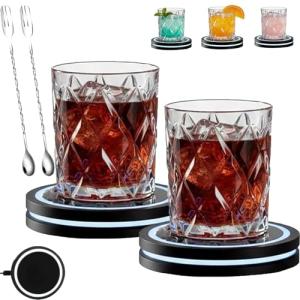 Smart Coaster Cocktail Machine with Interactive Lighting