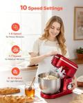 VEVOR Electric Stand Mixer with Stainless Steel Bowls