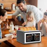 4-Slice Stainless Steel Toaster with Touch Screen
