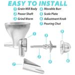 KitchenAid Grain Mill Attachment with 12 Grind Levels