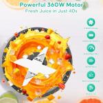 Cordless Portable Smoothie Blender with Leakproof Lid