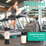 Cordless Portable Smoothie Blender with Leakproof Lid