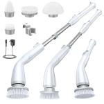 LABIGO Cordless Electric Spin Scrubber with 4 Brushes