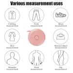 GDMINLO 3 Pack 60-Inch Retractable Tape Measure