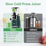 Aeitto Cold Press Slow Juicer for Fruits & Veggies