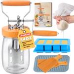 TeeMars Hand Crank Butter Churn Set 34oz