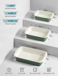 LE TAUCI Ceramic Casserole Baking Dish Set