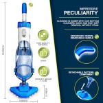 Cordless Rechargeable Pool Vacuum with Telescopic Pole