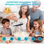 LILPARTNER Electric Hand Mixer with 7 Speeds