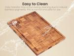 Set of 3 Bamboo Cutting Boards with Holder