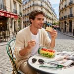 Gaulofo Leak-Resistant Salad Container with Dressing Cup