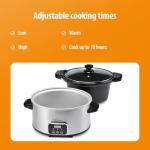 Toastmaster 4-Quart Digital Slow Cooker with Locking Lid