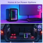 Antarctic Star 4L Mini Fridge with Gaming Light