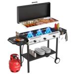 ROVSUN 3 Burner Outdoor Propane Gas Stove