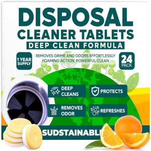 Sudstainables 24-Pack Garbage Disposal Cleaner Tablets