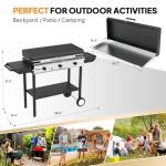 ROVSUN 3 Burner Outdoor Propane Gas Stove