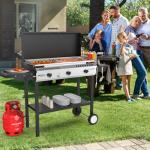 ROVSUN 3 Burner Outdoor Propane Gas Stove