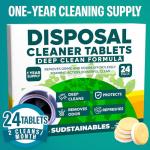 Sudstainables 24-Pack Garbage Disposal Cleaner Tablets